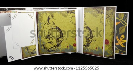 Second spread of Dragon handmade photoalbum, right side