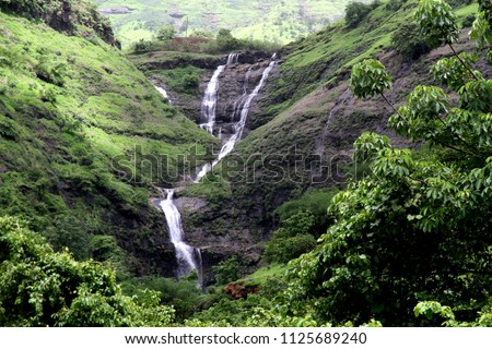 Bhivpuri waterfall, situated at Karjat district, Maharashtra, India
 Royalty-Free Stock Photo #1125689240
