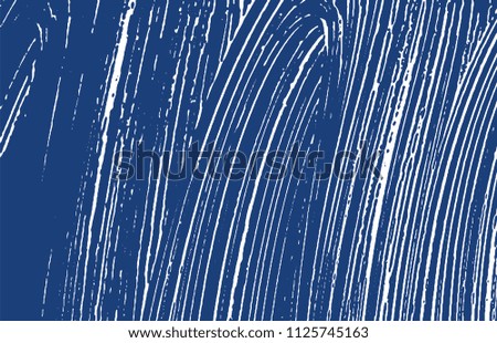 Grunge texture. Distress indigo rough trace. Excellent background. Noise dirty grunge texture. Unusual artistic surface. Vector illustration.
