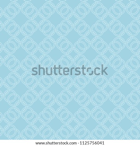 Light blue geometric seamless pattern for web, textile and wallpapers