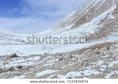 winter season in Ladakh, North India