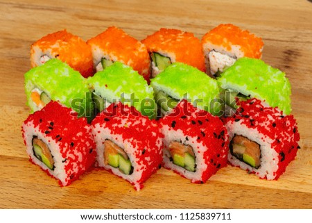 Japan sushi and roll set