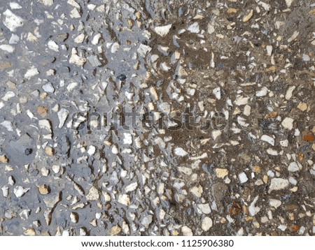 Small Rock Textured background. Seamless texture of gravel. crushed granite texture