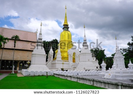 Wat Suan Dok Temple. Chiang Mai. Thailand.
