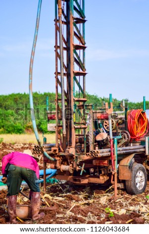 Underground Water Drilling Machine Asians thailand