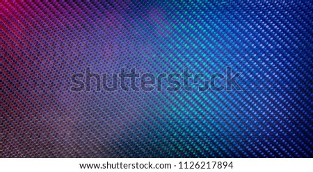 carbon fibre reflection colors