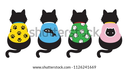 cat vector kitten calico icon logo character cartoon illustration clip art