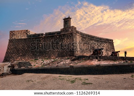 Castle of San Gabriel, Arrecife, Lanzarote, Spain