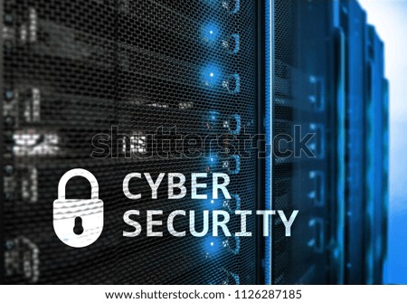 Cyber security, data protection, information privacy. Internet and technology concept.