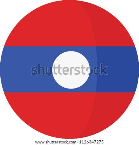 National flag laos