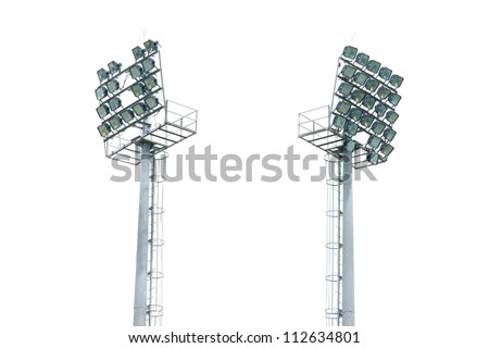 Stadium light Royalty-Free Stock Photo #112634801