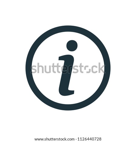 Info Sign Icon Royalty-Free Stock Photo #1126440728
