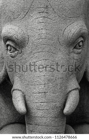 Elephant Statue close up