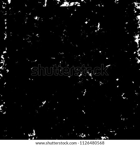 Chaotic grunge background in black and white