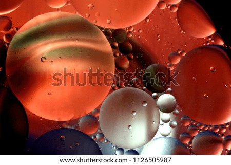 Oil and Water Colorful variety. Abstract . for design and background