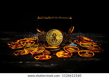 Crypto currency was found in the treasure box