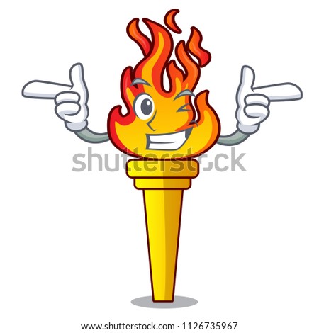 Hand With Flaming Torch Royalty Free Stock Vector 89629207 Avopix Com