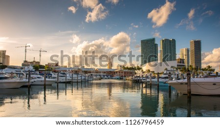 Bay side shipyard Miami