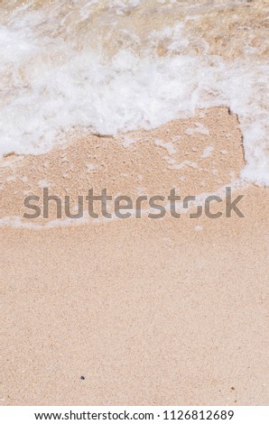 background of the sea and sand