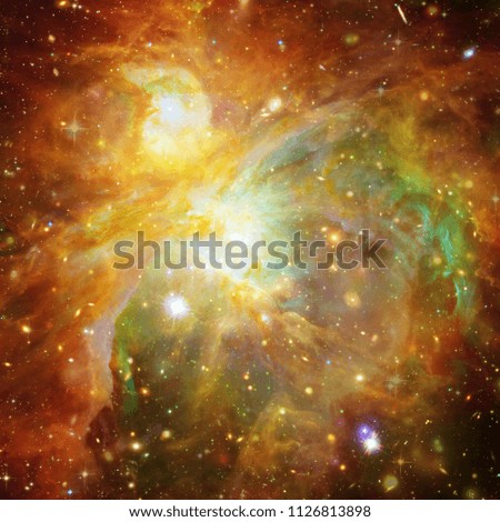 Starry outer space. The elements of this image furnished by NASA.
