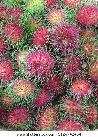 Rambutan is a food that can be found all over south east asia