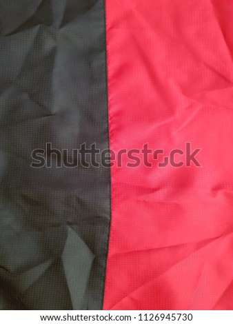 texture of red black fabric pattern background
