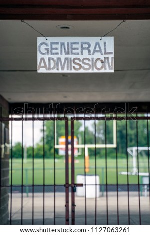 General Admission Gate to Stadium
