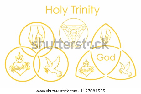Holy Trinity symbol. Royalty-Free Stock Photo #1127081555