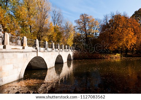 Bridge in Lazienki park, Warsaw