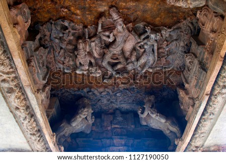 Papanatha Temple, Pattadakal temple complex, Pattadakal, Karnataka, India.