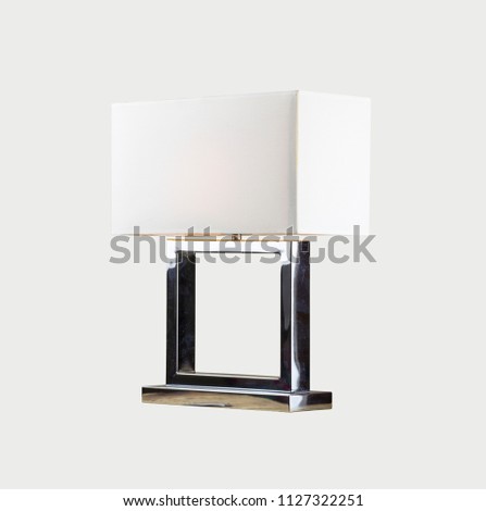 table lamp Split on a white background.
