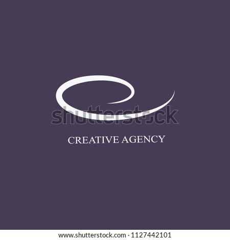 Modern, creative logo. Vintage can be used for office, agency, brand, business card, restaurant, boutique, hotel. Vector illustration.   