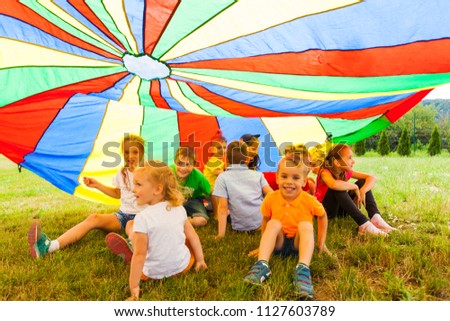 Rainbow children's hide-out