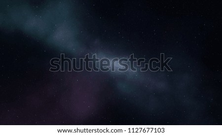 Night Sky with Stars milky way and nebula