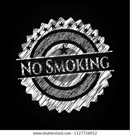 No Smoking on blackboard