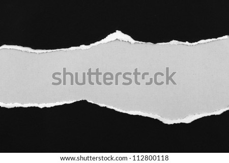 Ripped paper, space for copy Royalty-Free Stock Photo #112800118