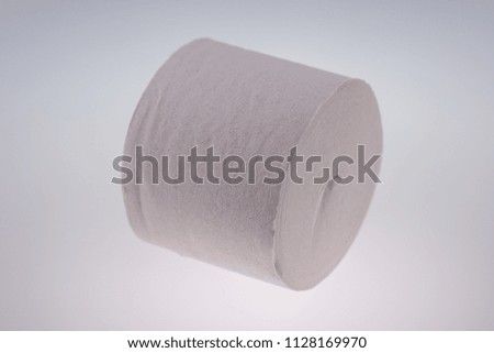 White roll toilet paper