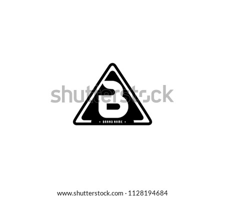 B Triangles Logo Design