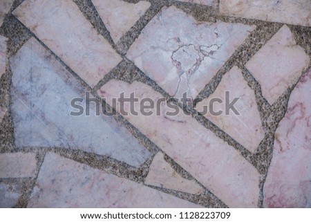 Pink, purple, blue marble tile effect background