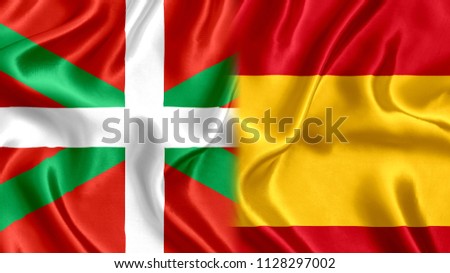Flag Basque Spain silk