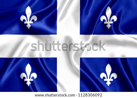 Flag of Quebec silk