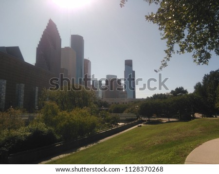 Walking around Houston