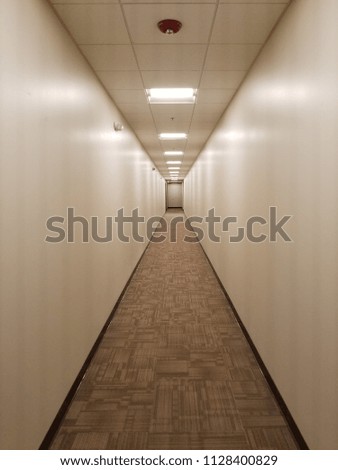 picture of a long hallway