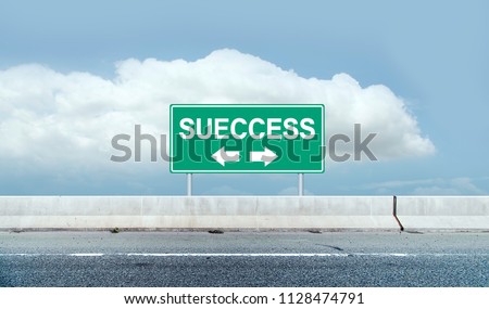 business road sign