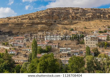 Karaman, Turkey - just South of Konya, an almost uninhabited land with some colorful villages popping out time to time Royalty-Free Stock Photo #1128708404