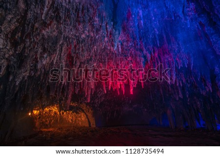 Khao bin cave at Ratchaburi,Thailand