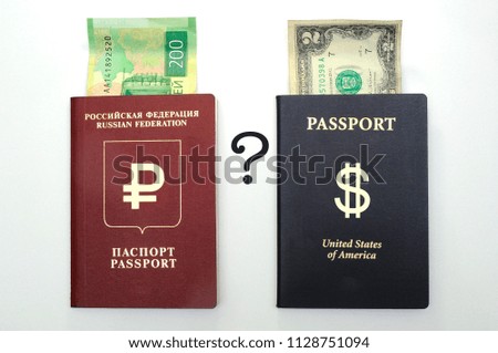 passport and money