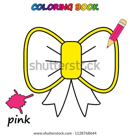 Learn colors. Worksheet. Game for kids - coloring book.