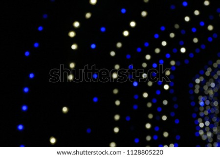 Colorful bokeh abstract background, blurred neon light, night blurred background.