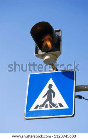 Traffic Sign for pedestrians